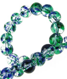 Стъклени многоцветни мъниста 8 mm