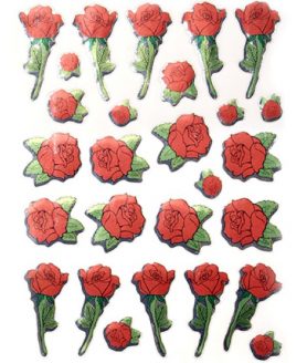 Стикери за декорация цветя